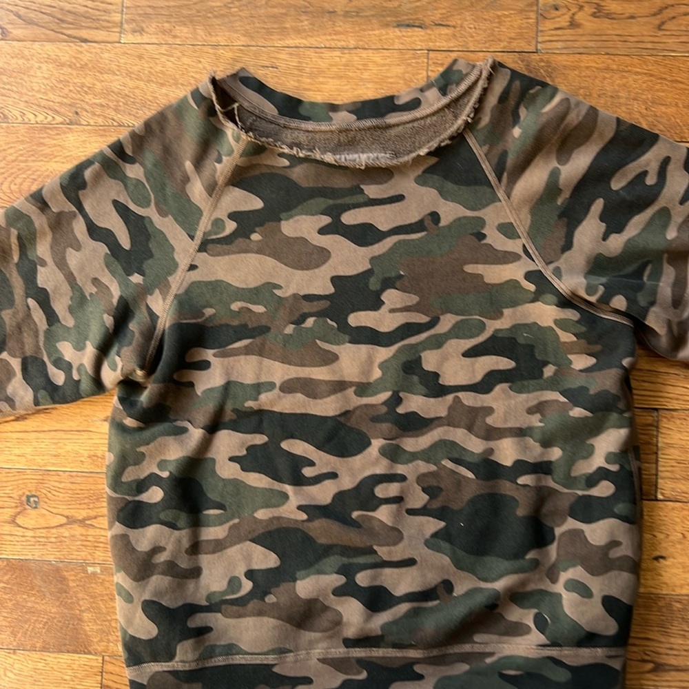 Nili Lotan camouflage sweatshirt small